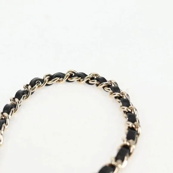 CHANEL Matelasse Chain Shoulder Bag Nylon Black CC Auth 129738V - Picture 9 of 16